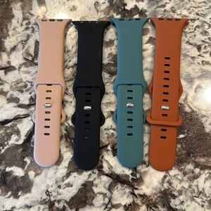 Silicone Apple Watch bands